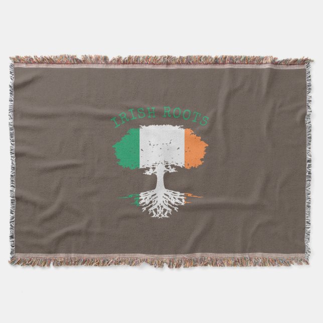 Irish Roots Family Träd Filt (Framsidan)