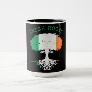 Irish Roots Family Träd Mugg