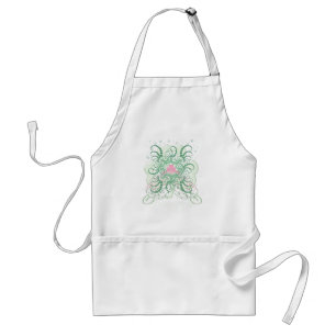 Irish Rosa SHamrock Förkläde