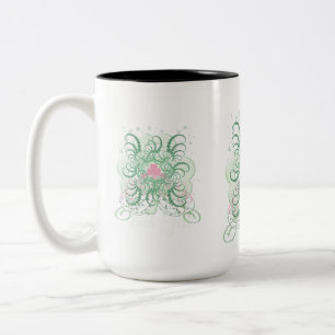 Irish Rosa SHamrock Två-Tonad Mugg