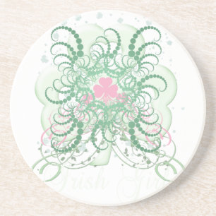 Irish Rosa SHamrock Underlägg