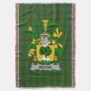 Irish Rothe Jacka of Arm Family Crest Ireland Filt