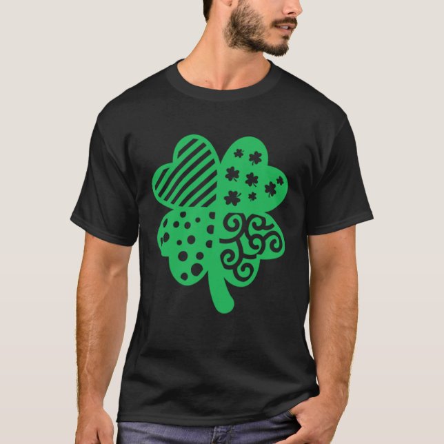 Irish Saint Paddy's Shamrock Happy St Patrick's Da T Shirt (Framsida)