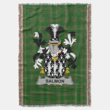 Irish Salmon Jackar av Arm Family Crest Ireland