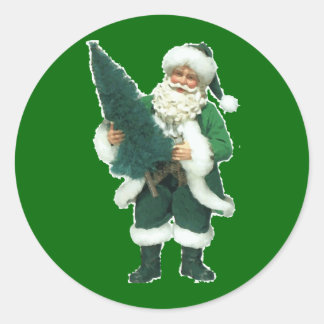 Irish Santa Runt Klistermärke