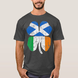 Irish Scottish Flagga Ireland Scotland St Patricks T Shirt