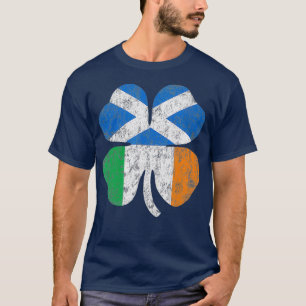 Irish Scottish Flagga Ireland Scotland St Patricks T Shirt