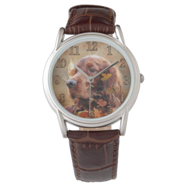 Irish Setter Armbandsur (Framsida)