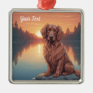 Irish Setter by Sjö Julgransprydnad Metall