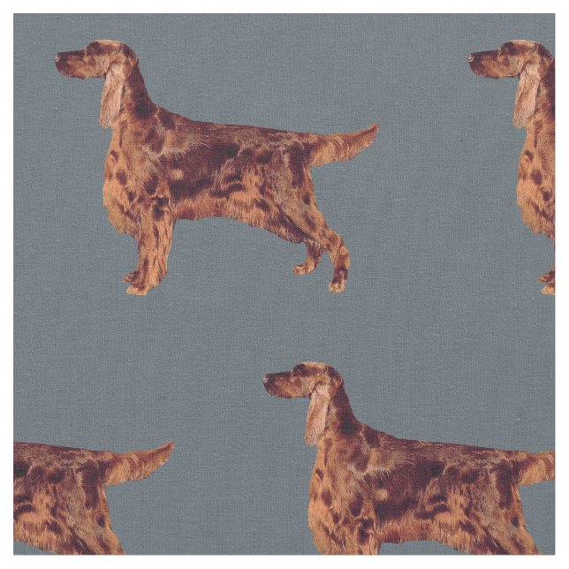 Irish Setter Fabric Tyg (Närbild)