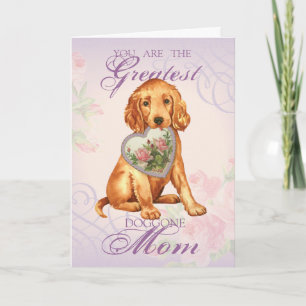 Irish Setter Heart Mamma Kort
