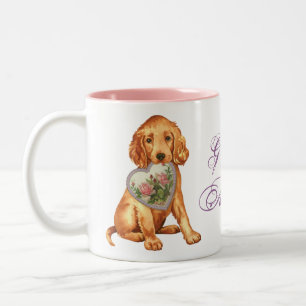 Irish Setter Heart Mamma Två-Tonad Mugg