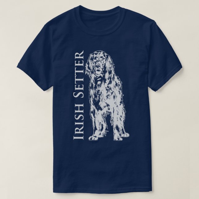 Irish Setter Hund 1 T Shirt (Design framsida)