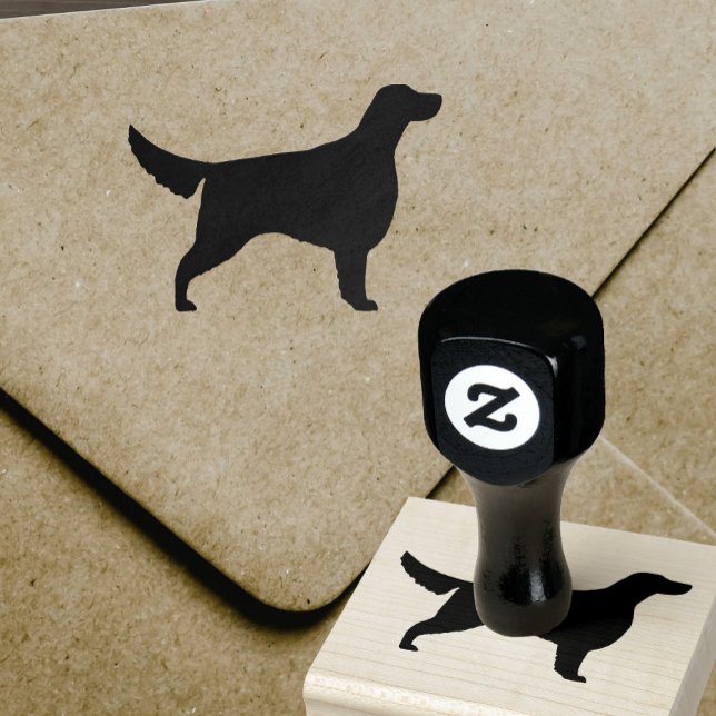Irish Setter Hund aveln Silhouette Stämpel (Skapare uppladdad)