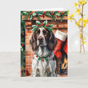 Irish Setter Hund jul Hälsning Kort