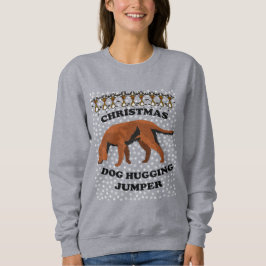 Irish Setter hund jul-Hund Hugger T Shirt
