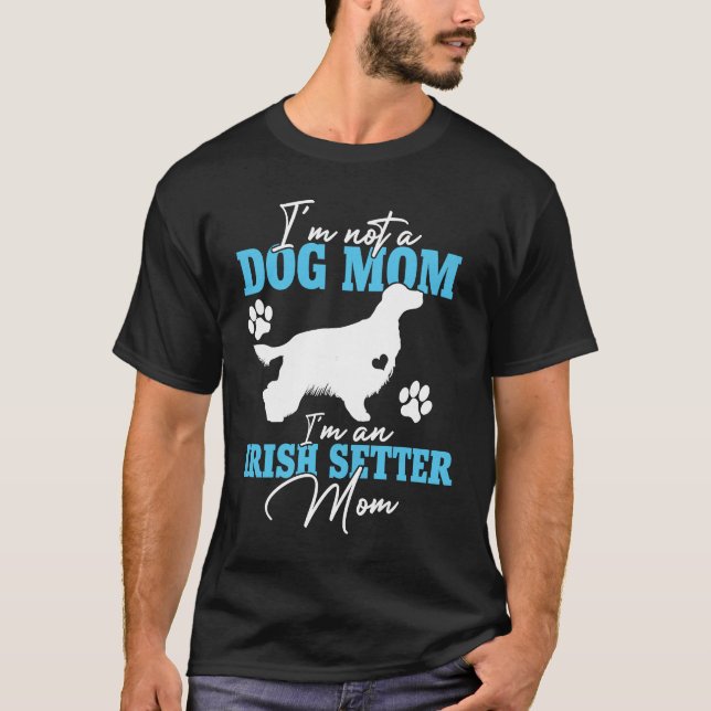 Irish Setter Hund Mamma Women for Hund Cute Hund M T Shirt (Framsida)