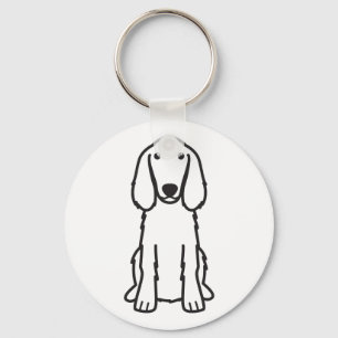 Irish Setter Hund Tecknad Nyckelring