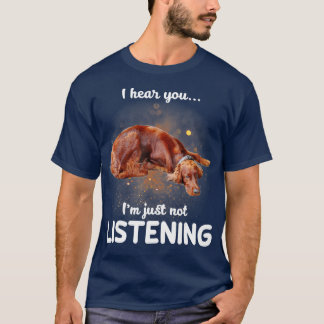 Irish Setter jag hör att du inte lyssnar T Shirt