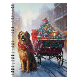 Irish Setter jul Festive Season Anteckningsbok