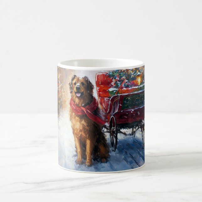 Irish Setter jul Festive Season Kaffemugg (Center)