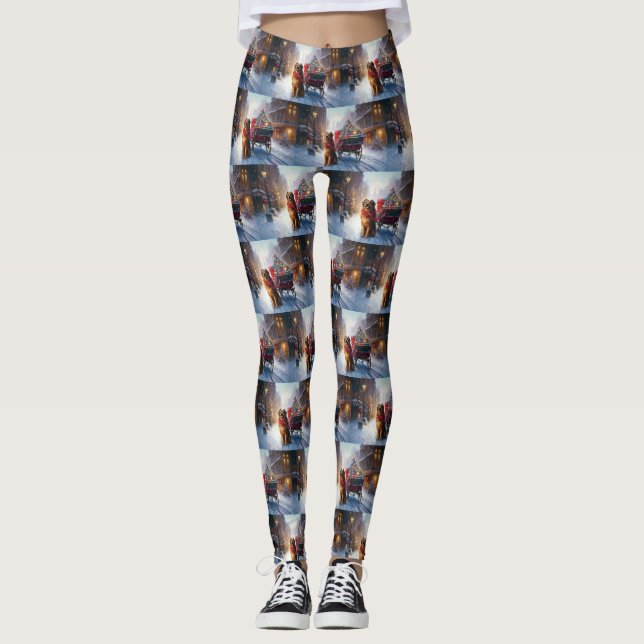 Irish Setter jul Festive Season Leggings (Framsida)