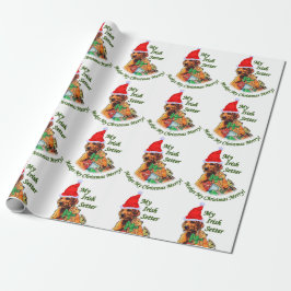 Irish Setter jul Presentpapper