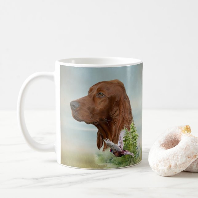 Irish Setter Kaffemugg (Med munk)