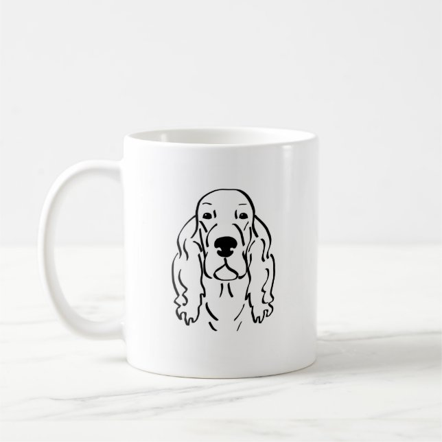 Irish Setter Kaffemugg (Vänster)