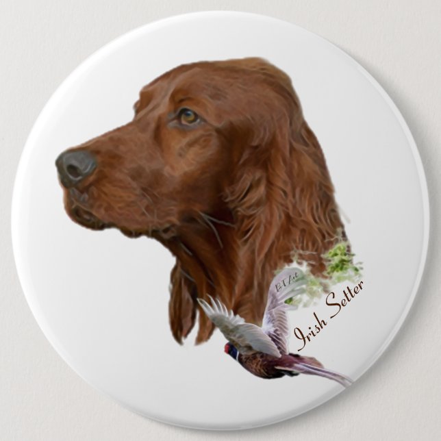 Irish Setter Knapp (Framsida)