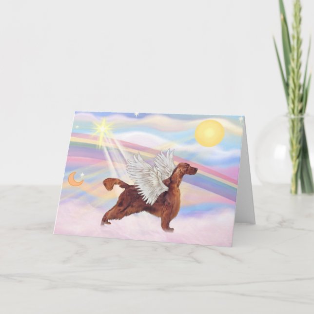 Irish Setter Kort (Framsida)