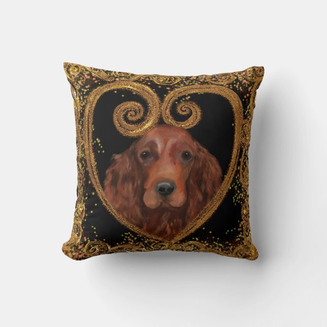 IRISH SETTER KUDDE (Framsida)