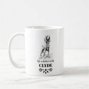 Irish Setter Life är bättre med Anpassningsbar Hun Kaffemugg