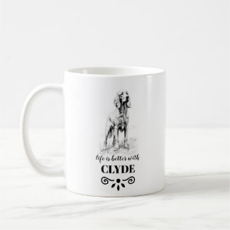 Irish Setter Life är bättre med Anpassningsbar Hun Kaffemugg
