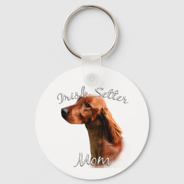 Irish Setter Mamma 2 Nyckelring (Framsida)