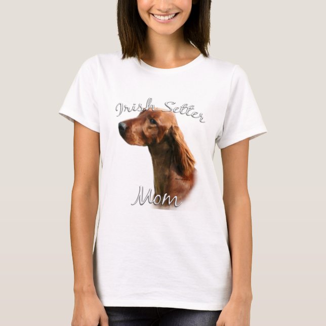 Irish Setter Mamma 2 T-shirt (Framsida)