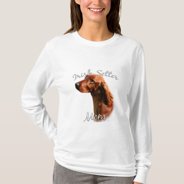 Irish Setter Mamma 2 T Shirt (Framsida)