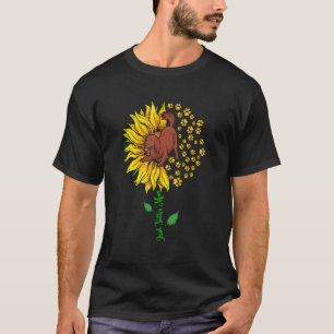 Irish Setter Mamma Cute Sunblommblomma Hund Tassar T Shirt