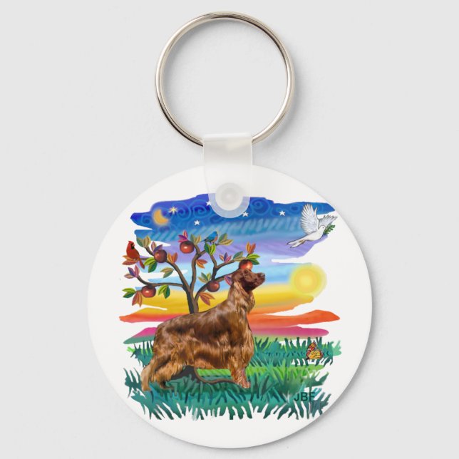 Irish Setter Nyckelring (Framsida)