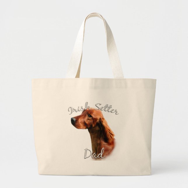 Irish Setter Pappa 2 Jumbo Tygkasse (Framsidan)