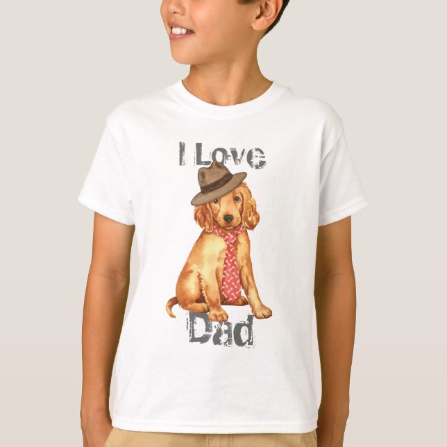 Irish Setter Pappa T Shirt (Framsida)