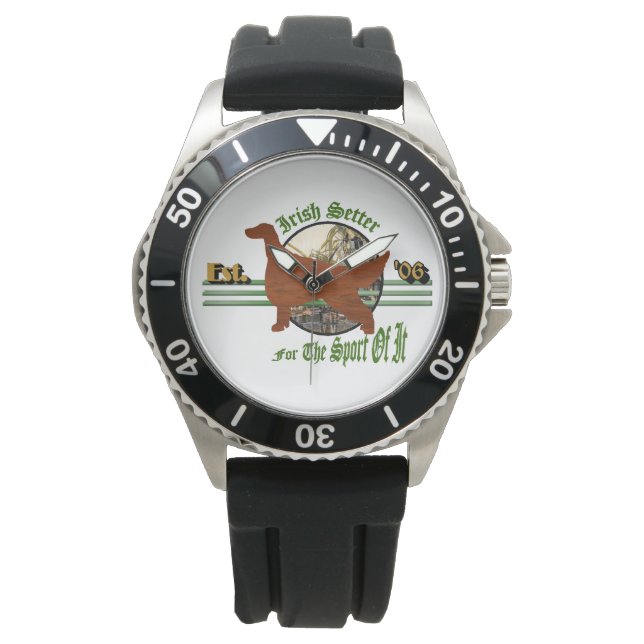 Irish Setter Sport Gifts Armbandsur (Framsida)