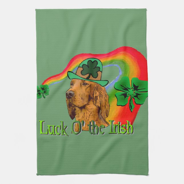 Irish Setter St Patricks Kökshandduk (Vertikal)