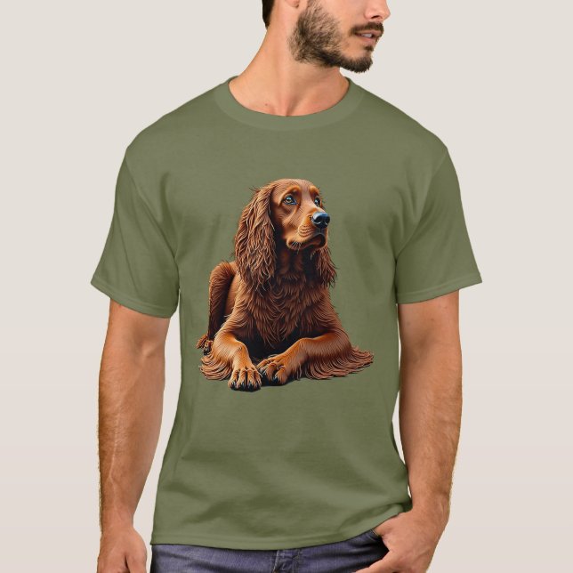 irish Setter T Shirt (Framsida)