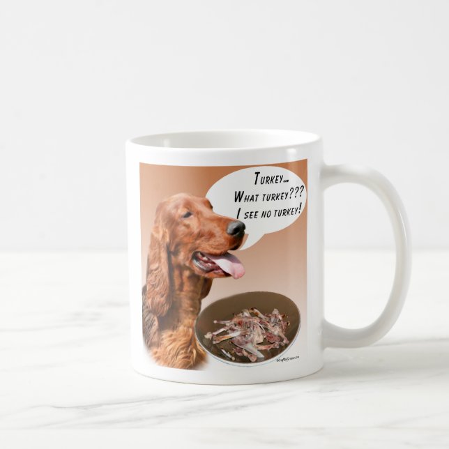 Irish Setter Turkey Kaffemugg (Höger)