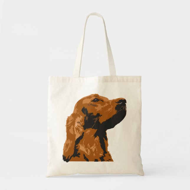 Irish Setter Tygkasse (Framsidan)