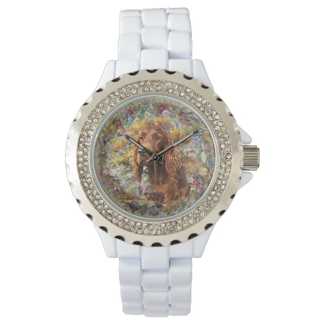 Irish Setter - Ultimate Upland Bird Hund Armbandsur (Framsida)