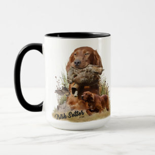 Irish Setter , Woodcock-jakt, Art Mugg