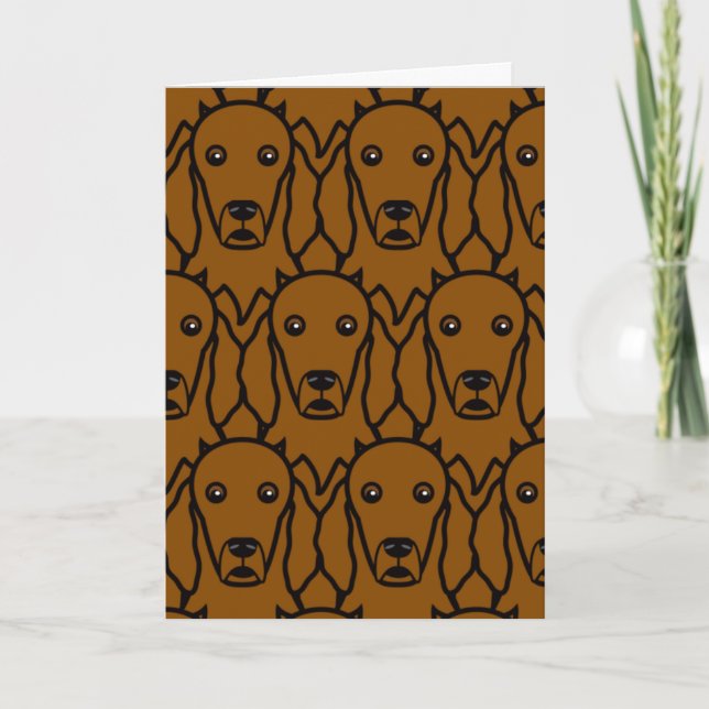 Irish Setters Kort (Framsida)