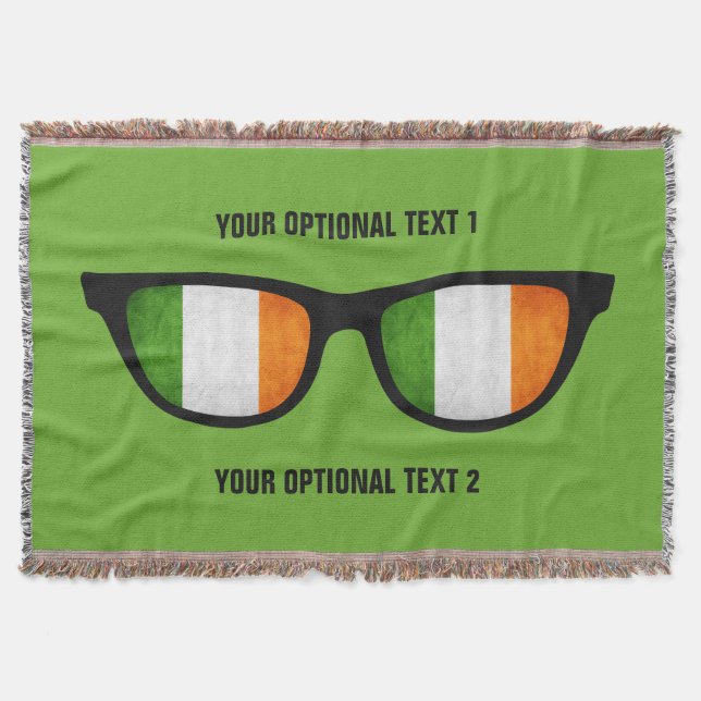 Irish Shades anpassningsbar throw filtar (Framsidan)
